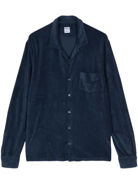 Fedeli Glenan terry cloth-effect shirt