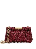 Dolce & Gabbana sequined shoulder bag - Red