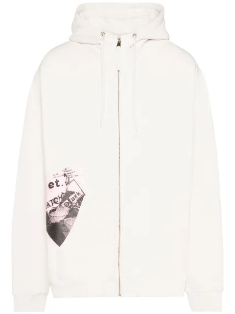 Maison Margiela Invitation cotton zip hoodie