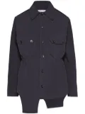Maison Margiela four-stitch layered shirt - Black