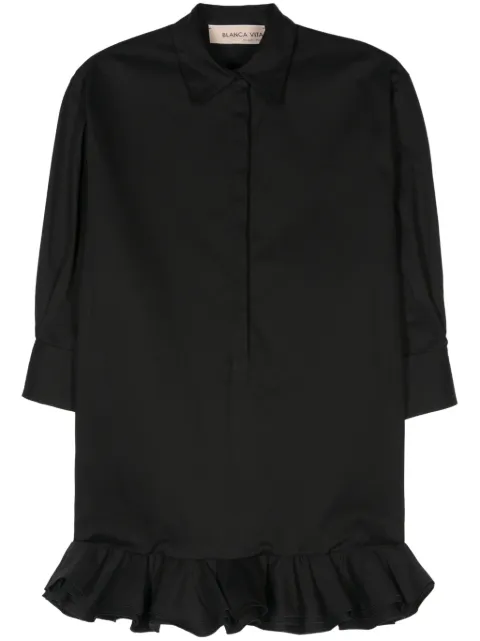 Blanca Vita ruffle-detail dress
