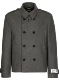 Dolce & Gabbana double-breasted peacoat - Grey