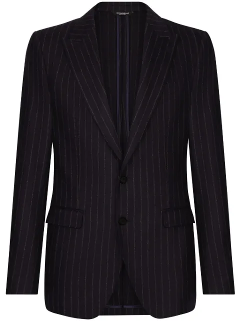 Dolce & Gabbana pinstripe single-breasted jacket 