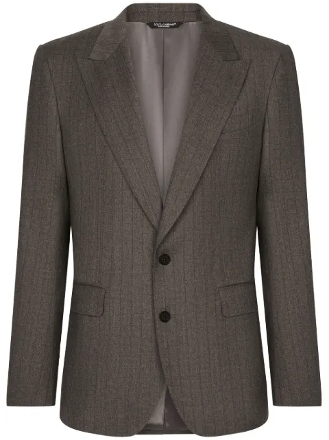 Dolce & Gabbana pinstripe single-breasted jacket 