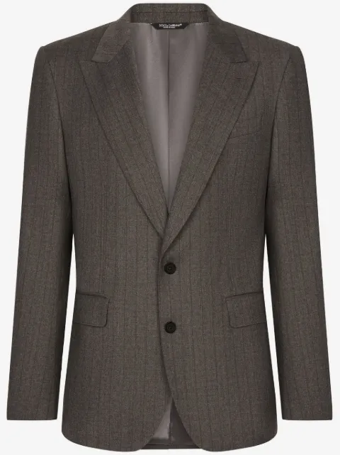 Dolce & Gabbana veste à fines rayures