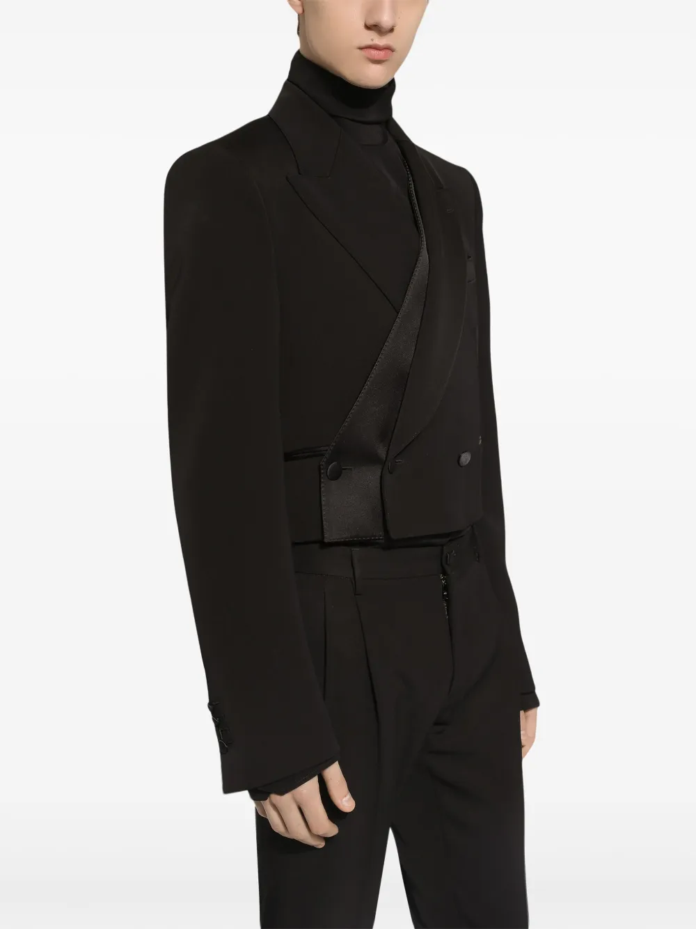 Dolce & Gabbana Blazer met dubbele rij knopen Zwart