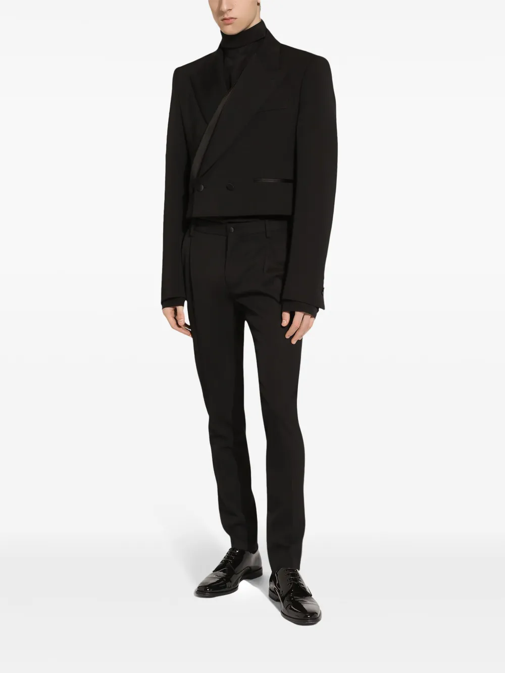 Dolce & Gabbana Blazer met dubbele rij knopen Zwart
