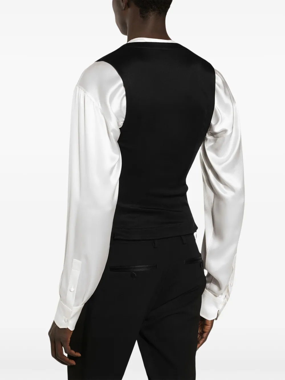 ☆送料関税込☆Dolce & Gabbana☆ノースリーブ コート Dolce & Gabbana ノースリーブ ジャケット | ブラック | FARFETCH JP
