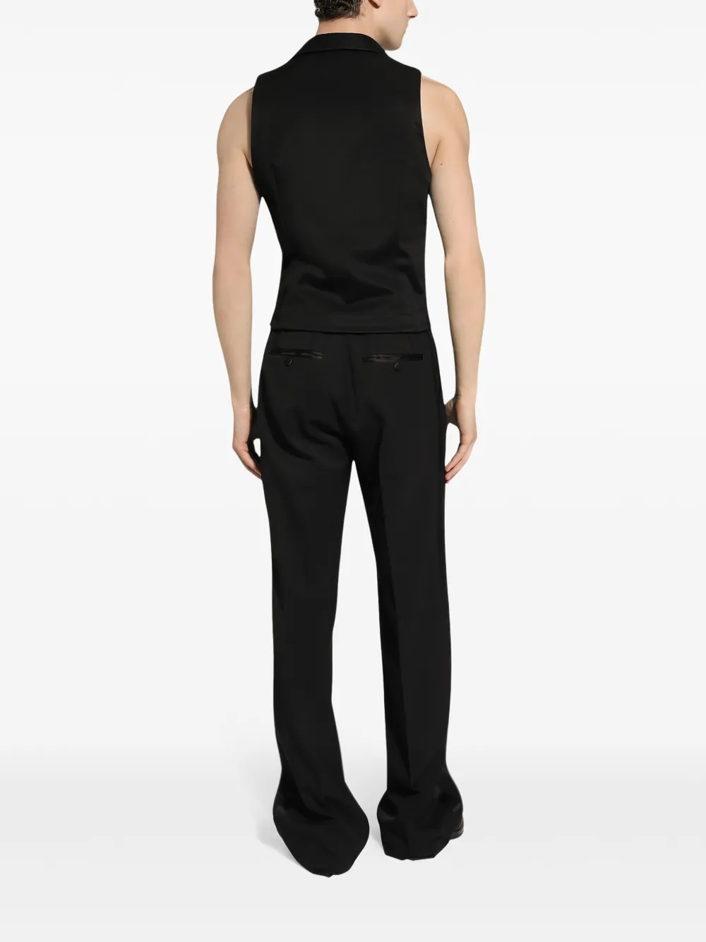 Dolce & Gabbana Mouwloos jack Zwart
