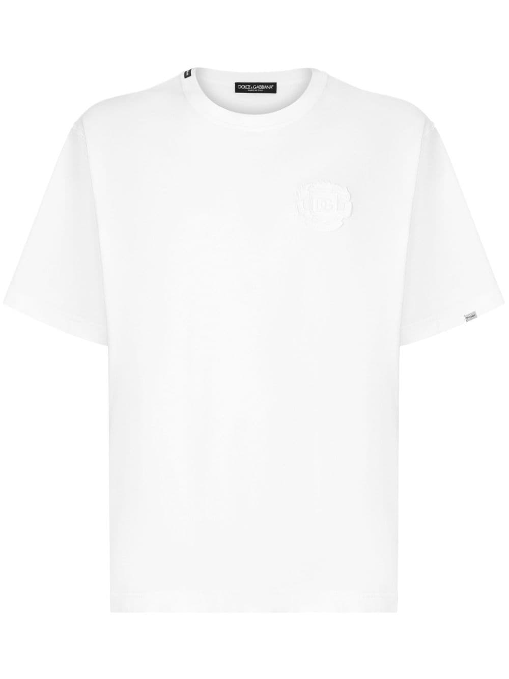 Dolce & Gabbana T-shirt con ricamo - Bianco