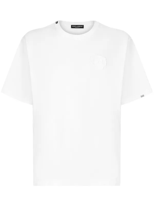 Tシャツ・カットソー Dolce & Gabbana Logo embroidered T-shirt 23607255_54235393_600.jpg