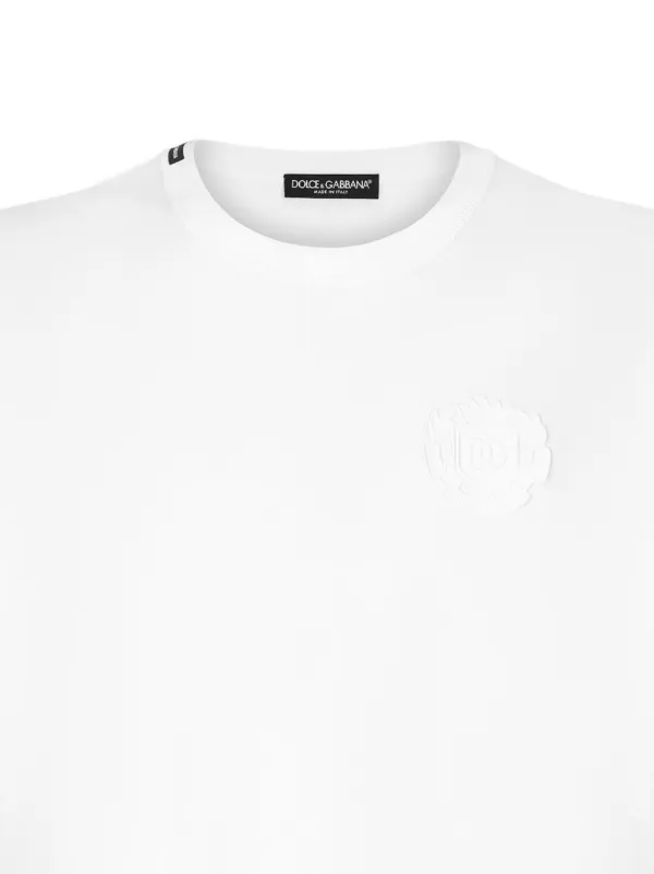 Dolce & Gabbana Embroidered Logo t-shirt | White | FARFETCH