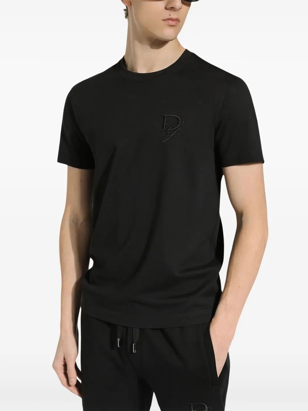 Dolce & Gabbana Katoenen T-shirt Zwart