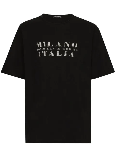 Dolce & Gabbana logo棉T恤