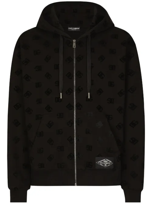 Hoodie à logo embossé - Dolce & Gabbana - Modalova
