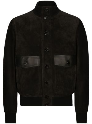 Dolce & Gabbana（ドルチェ＆ガッバーナ）メンズ レザージャケット - FARFETCH