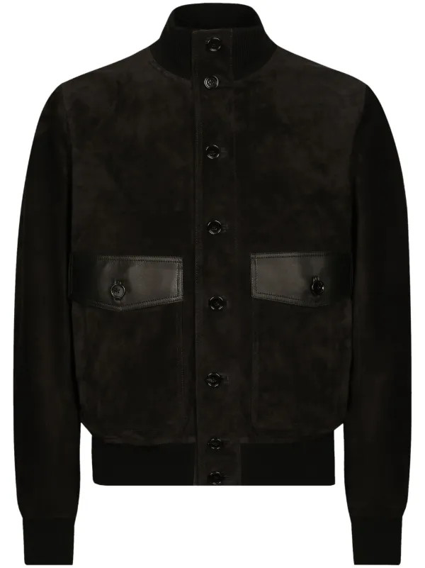 Dolce & Gabanna Button Suede Coat sale