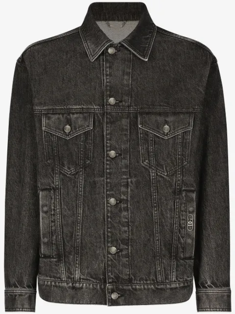Dolce & Gabbana DG-logo denim jacket 