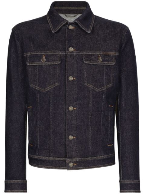 Dolce & Gabbana contrast-stitching denim jacket 