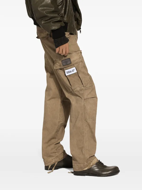 DOLCE&GABBANA Cargo Pants カーゴパンツ Cotton cargo pants in Grey for Men | Dolce&Gabbana® US