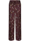 Dolce & Gabbana chess-print trousers - Brown