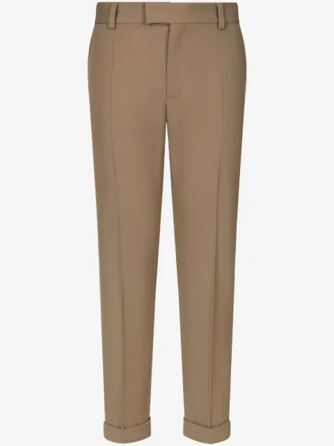 Dolce & Gabbana pressed-crease tapered trousers