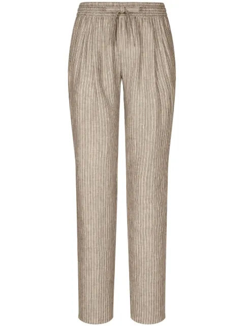 Dolce & Gabbana linen track pants