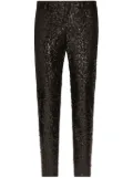 Dolce & Gabbana sequin-embellished trousers - Black