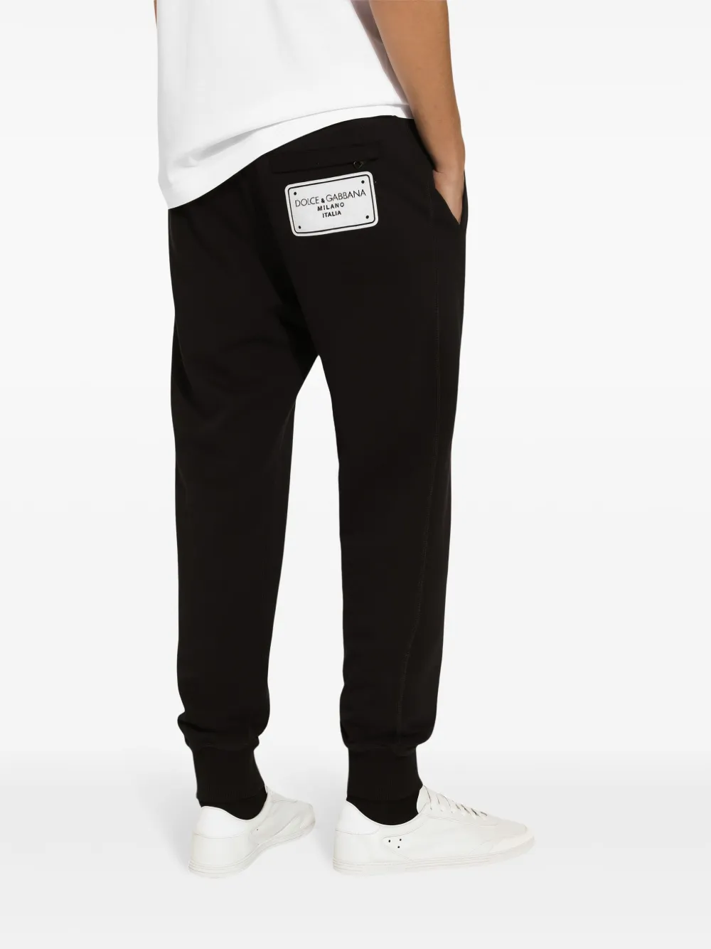 Dolce & Gabbana Trainingsshorts met trekkoord Zwart