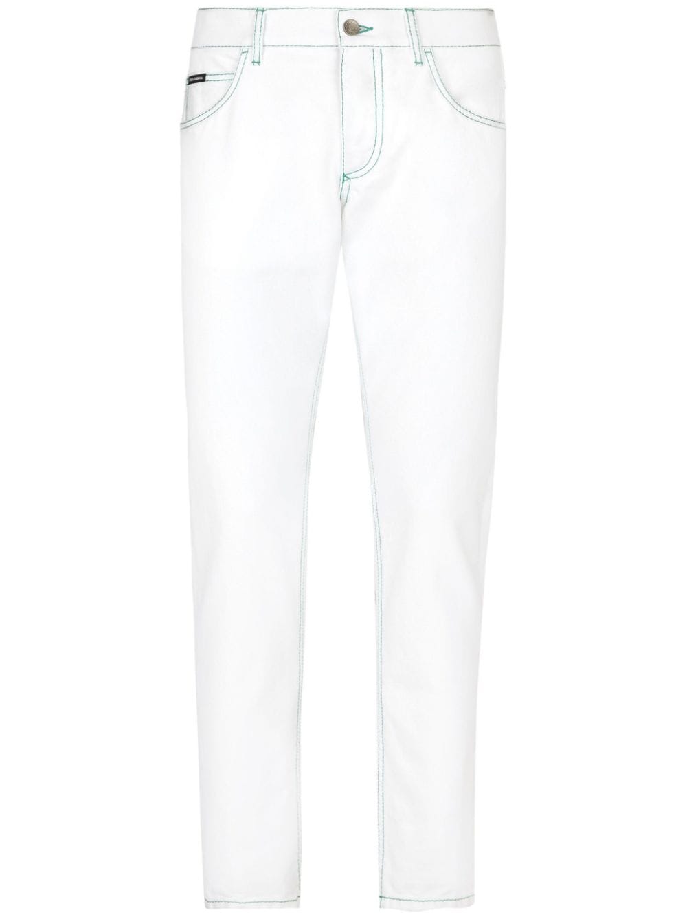 Dolce & Gabbana Cotton Regular Jeans In White