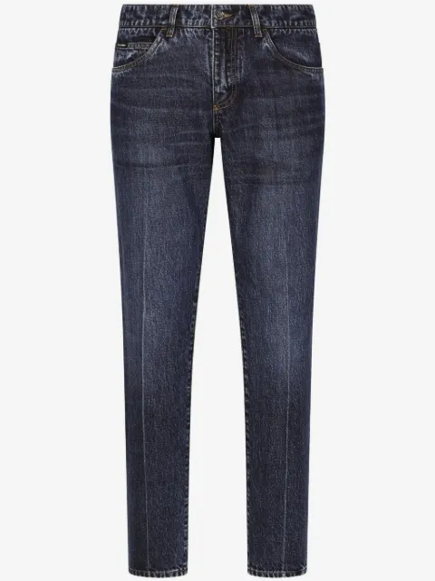 Dolce & Gabbana mid-rise slim-cut jeans