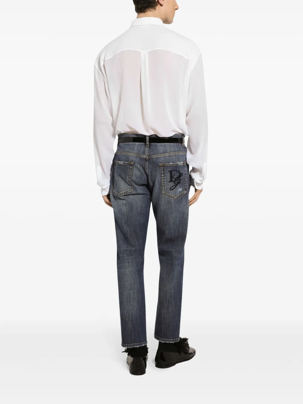 Dolce & Gabbana Jeans met toelopende pijpen Grijs