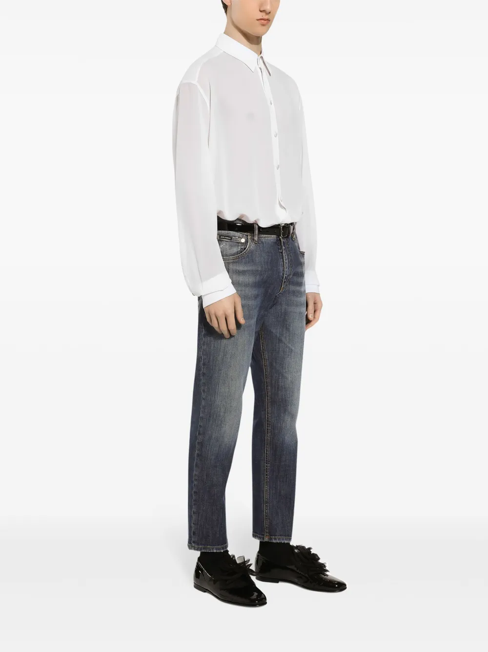 Dolce & Gabbana Jeans met toelopende pijpen Grijs
