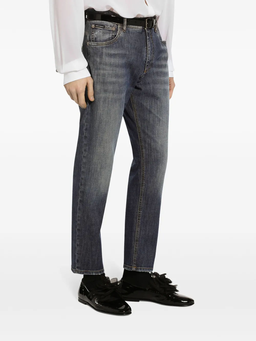 Dolce & Gabbana Jeans met toelopende pijpen Grijs