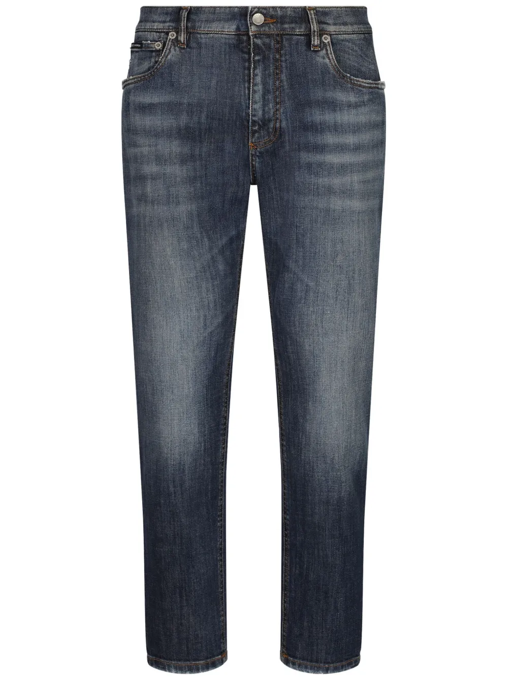 Dolce & Gabbana washed tapered jeans | Grey | Image 1