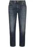 Dolce & Gabbana washed tapered jeans - Grey