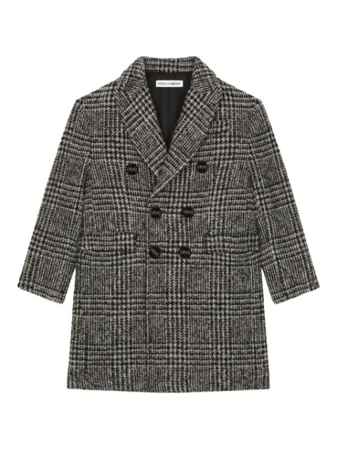 Dolce & Gabbana Kids checked coat