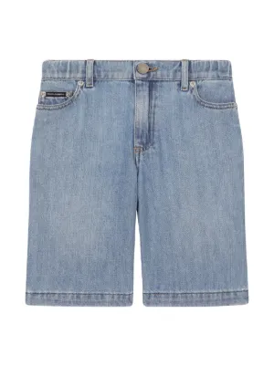 Dolce & Gabbana デニムショートパンツ マルチカラーのウィメンズ コットンデニム ショートパンツ