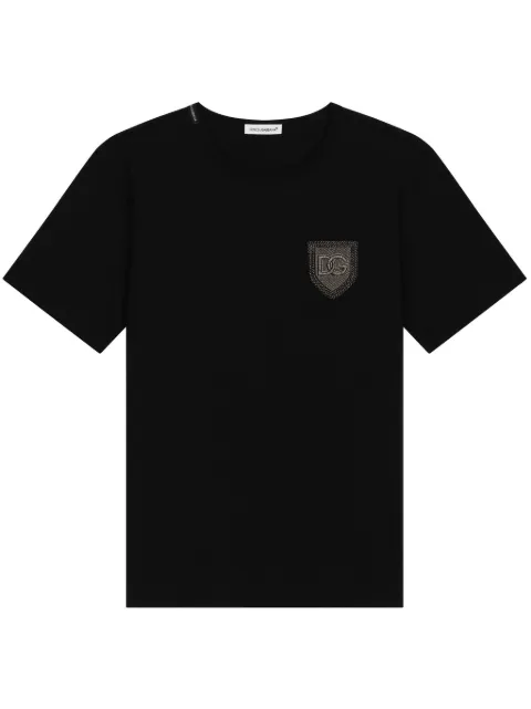 Dolce & Gabbana Kids logo-patch T-shirt
