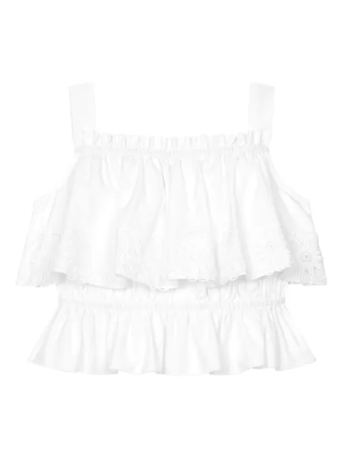 Dolce & Gabbana Kids Sleeveless cotton blouse 