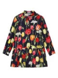 Dolce & Gabbana Kids tulip print dress - Black