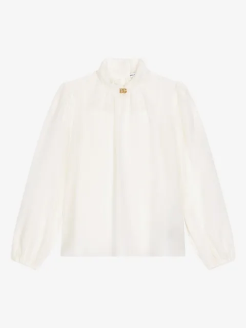Dolce & Gabbana Kids DG logo blouse