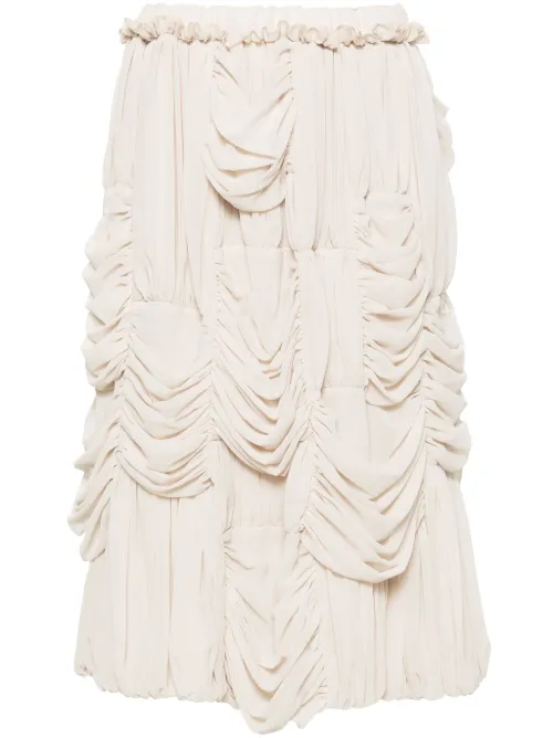 Robe mi-longue à design froncé - Comme Des Garçons Comme Des Garçons - Modalova