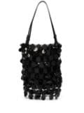 Rabanne disc-embellished tote bag - Black