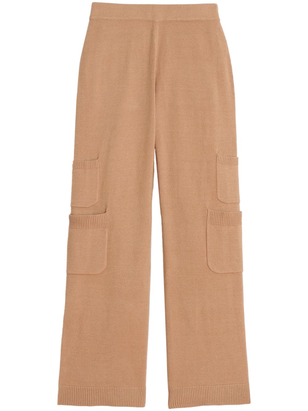 Apparis Dane Knitted Cargo Trousers In 中性色