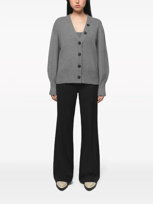 Apparis V-neck Knit Cardigan | Grey | FARFETCH
