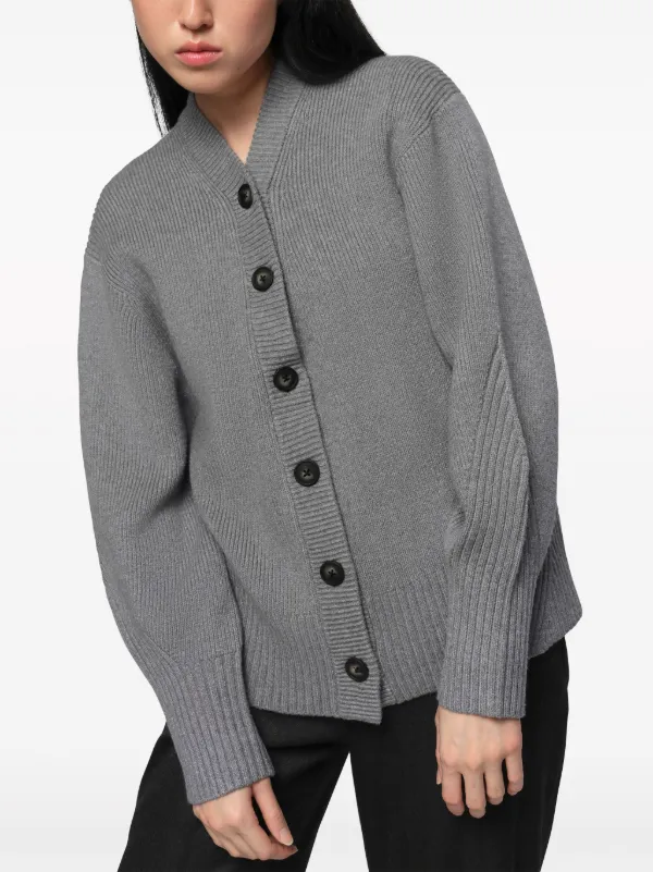 Apparis V-neck Knit Cardigan | Grey | FARFETCH