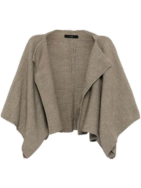 VOZ asymmetric lurex cape