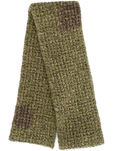 Maison Margiela chunky-knit wool-blend scarf