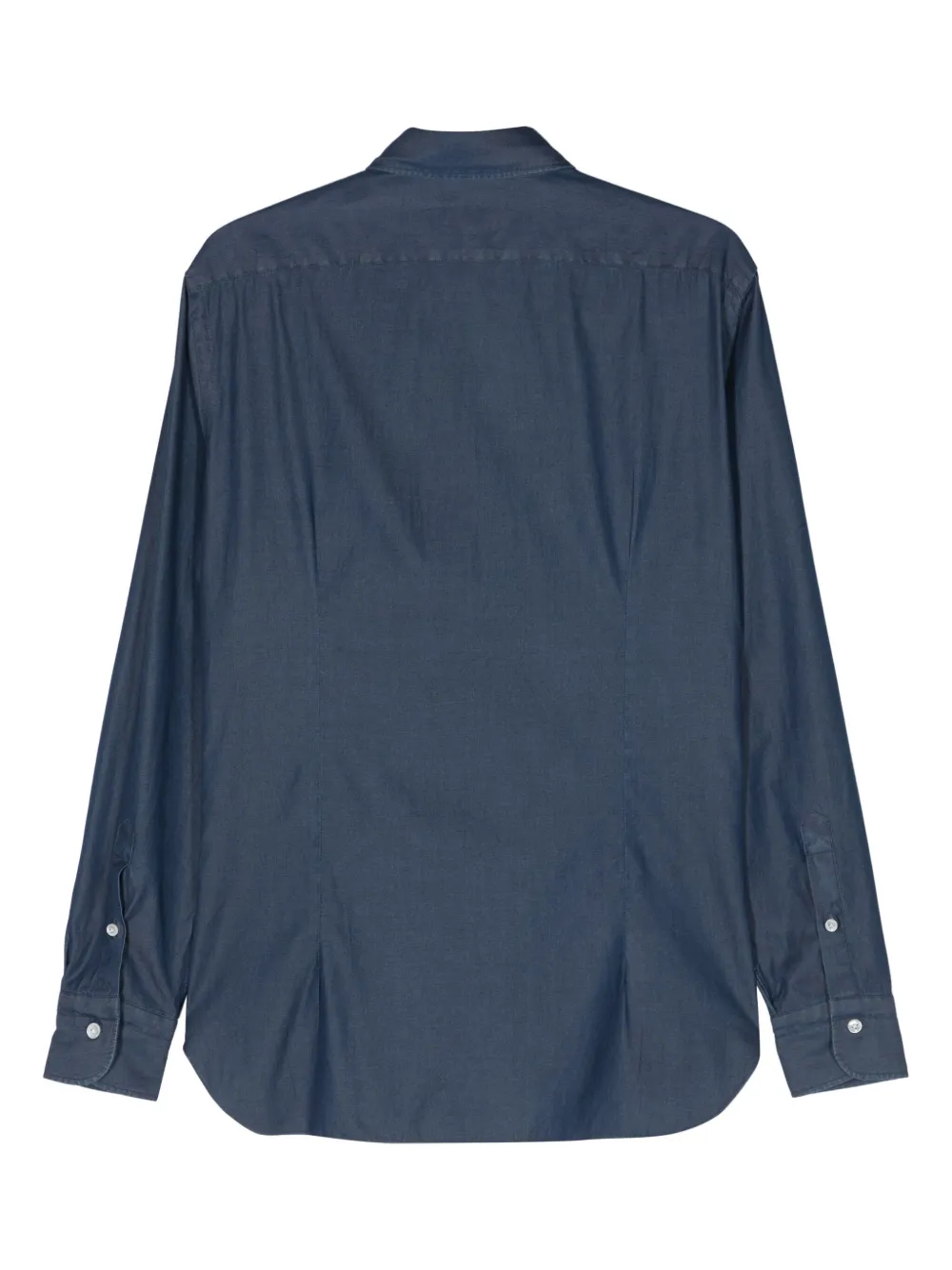 Barba classic-collar chambray shirt | Image 2
